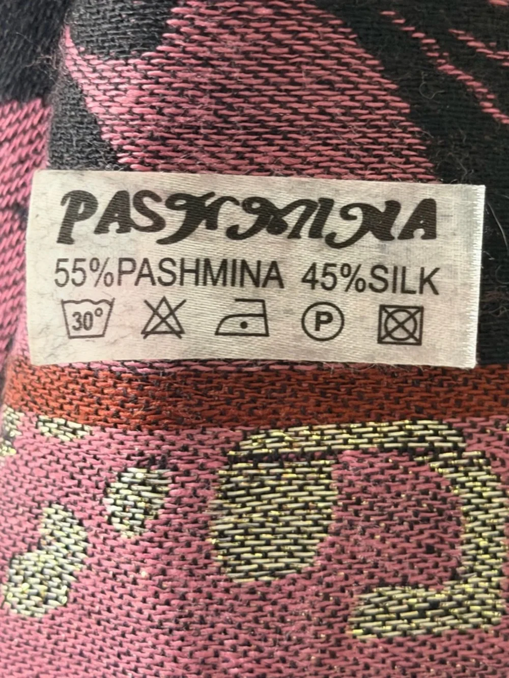 Pashmina Silk Scarf Wrap Shawl Reversible Boho Fringe Luxury Poncho Festival OS